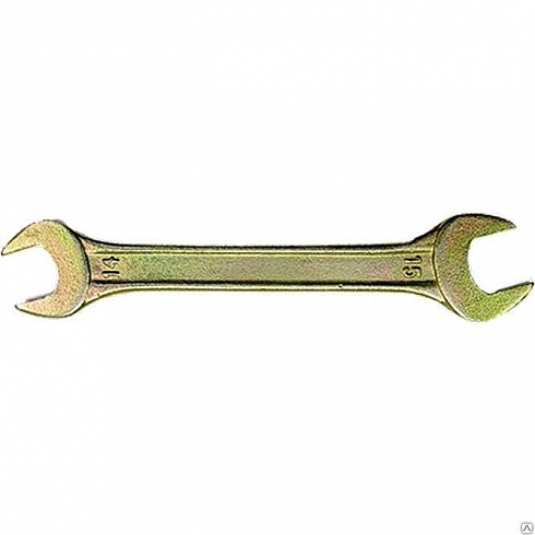 Ключ рожковый, 13 х 17 мм, желтый цинк СИБРТЕХ СИБРТЕХ