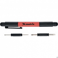 Ручка-отвертка с комбинированными битами для точных работ, PH0, PH000; SL