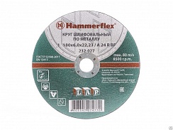 Круг шлифовальный 180x6.0x22,23 A 24 R BF Hammer Flex 232-027 по металлу