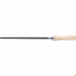 Напильник, 250 мм, круглый, деревянная ручка// СИБРТЕХ СИБРТЕХ