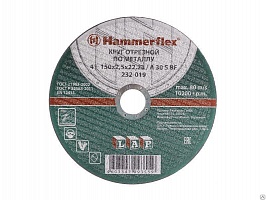 Круг абразивный отрезной Hammer Flex 232-019 мет 41 150х2,5х22 A30 S BF